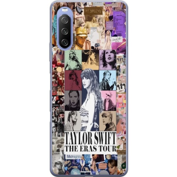 Sony Xperia 10 III Genomskinligt Skal Taylor Swift - Eras