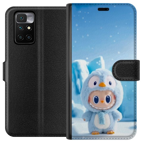 Xiaomi Redmi 10 Tegnebogsetui sort ridder fortnite
