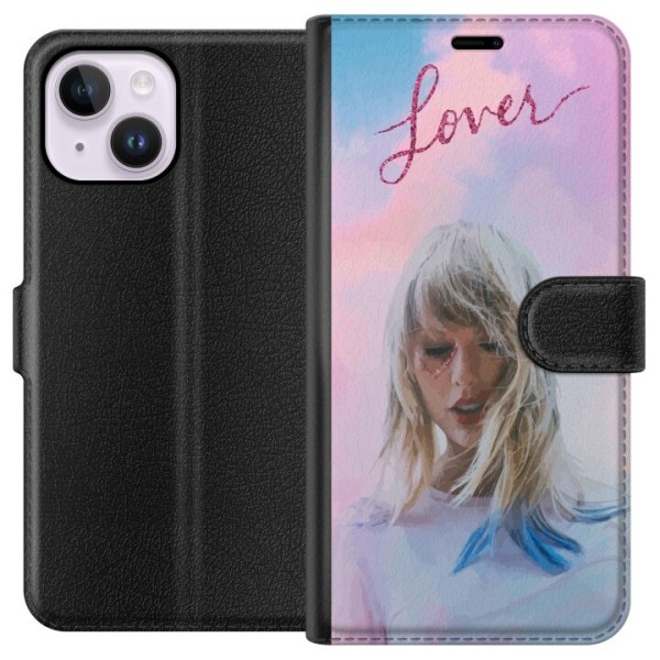 Apple iPhone 15 Plus Lompakkokotelo Taylor Swift - Lover