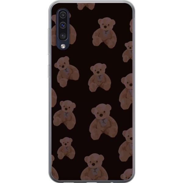 Samsung Galaxy A50 Gennemsigtig cover En bjørn flere bjørne
