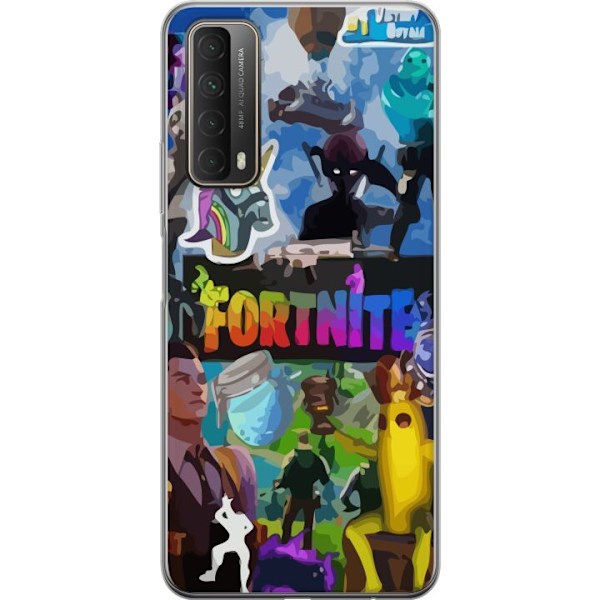 Huawei P smart 2021 Läpinäkyvä kuori Fortnite