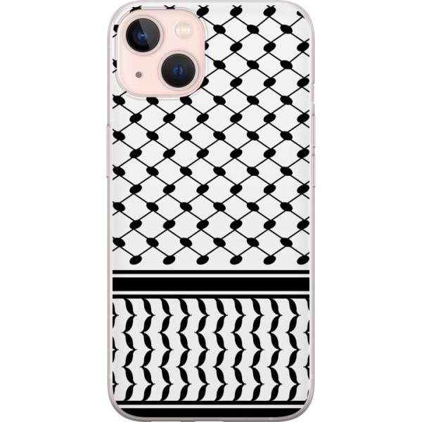 Apple iPhone 13 Gjennomsiktig deksel Keffiyeh mønster