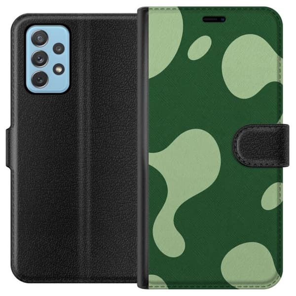Kompatibelt Plånboksfodral till Samsung Galaxy A52 5G Matcha Melt grön