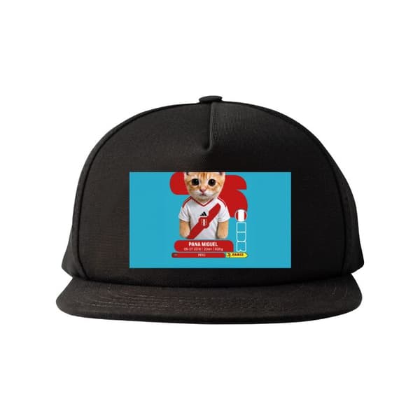 Snapback-lippalakki musta one size