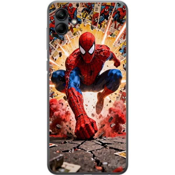 Kompatibelt Mobildeksel til Samsung Galaxy A05 Spider Man action