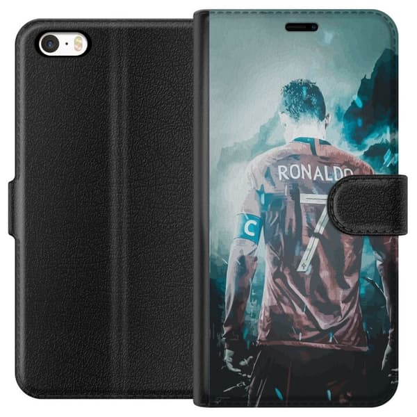 Kompatibel Tegnebogsetui til Apple iPhone SE (2016) Ronaldo