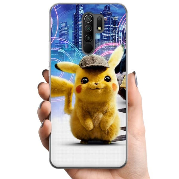 Xiaomi Redmi 9 TPU Mobilskal Detective Pikachu - Pikachu