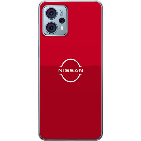 Motorola Moto G23 Genomskinligt Skal Nissan