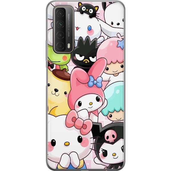 Huawei P smart 2021 Genomskinligt Skal Kawaii Sanrio Crew