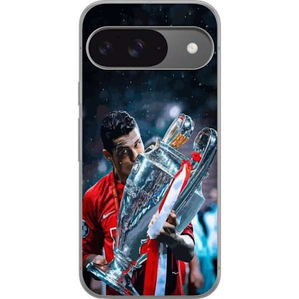 Google Pixel 9 Läpinäkyvä kuori Cristiano Ronaldo