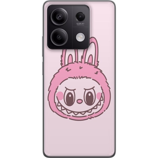 Xiaomi Redmi Note 13 Läpinäkyvä kuori Labubu Eläinradan Bunny-versio