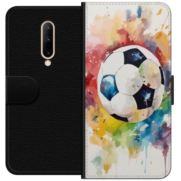 OnePlus 7 Pro Tegnebogsetui Fodbold