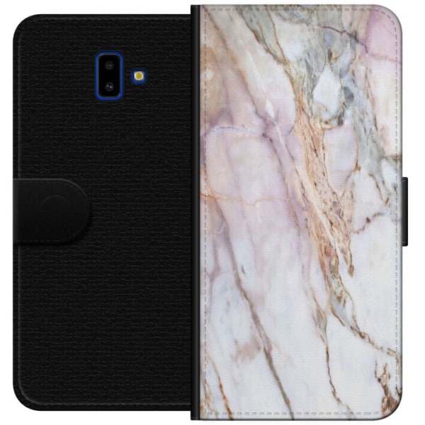 Samsung Galaxy J6+ Lommeboketui Marmor