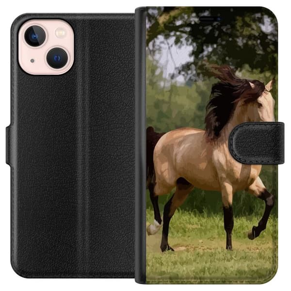 Kompatibelt Plånboksfodral till Apple iPhone 13 mini Häst