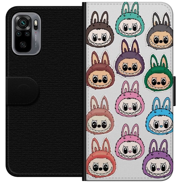 Xiaomi Redmi Note 10S Lommeboketui Labubu Macaron Monster - S