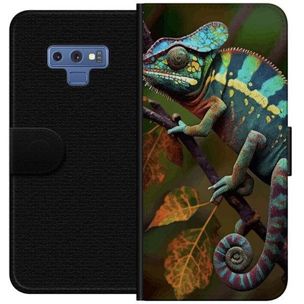 Samsung Galaxy Note9 Tegnebogsetui Edderkop Grafisk Streetwear Design Dyremønster Moderne Bylivsstil Populært Motiv Kreativ Kunst Trend