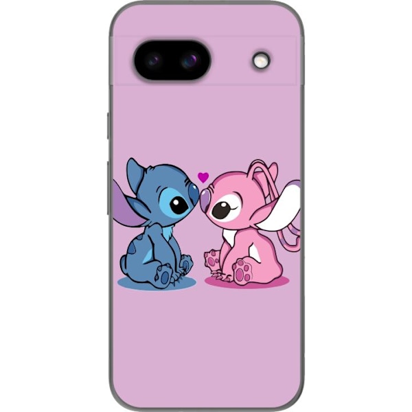 Google Pixel 8a Läpinäkyvä kuori lilo & stitch 2025