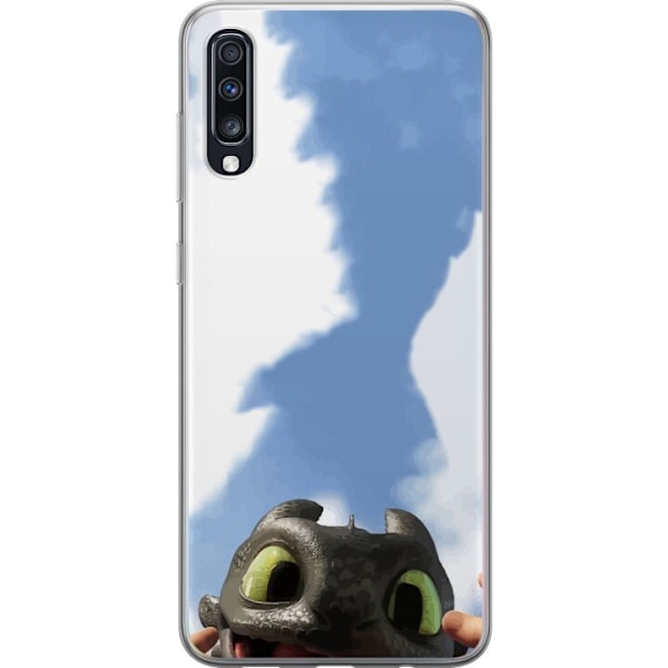 Samsung Galaxy A70 Gennemsigtig cover Drage Træner
