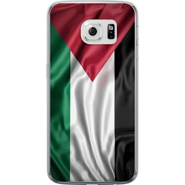Samsung Galaxy S6 edge Läpinäkyvä kuori Palestiinan lippu