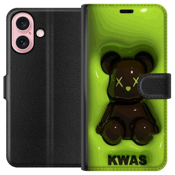 Apple iPhone 16 Lommeboketui KAWS Grønn