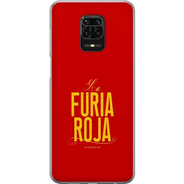 Kompatibelt Mobildeksel til Xiaomi Redmi Note 9S La Furia Roja rød