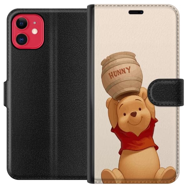 Kompatibel Tegnebogsetui til Apple iPhone 11 Peter Plys Honning Disney Winnie