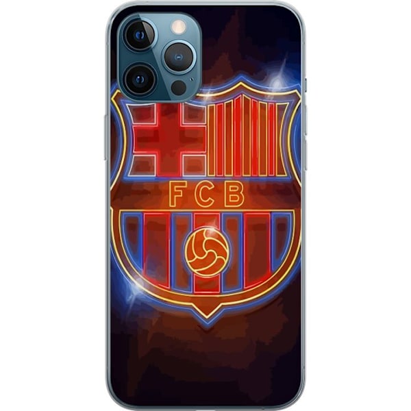 Apple iPhone 12 Pro Max Läpinäkyvä kuori FC Barcelona