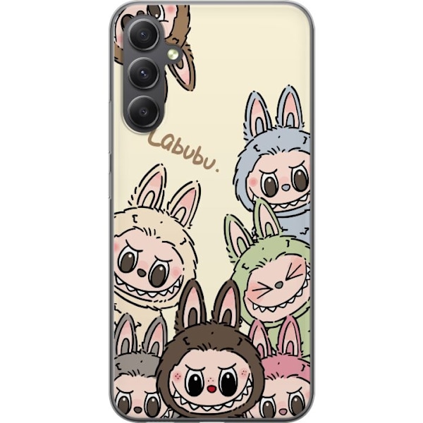 Samsung Galaxy A24 4G Gennemsigtig cover Labubu Pastel Collect