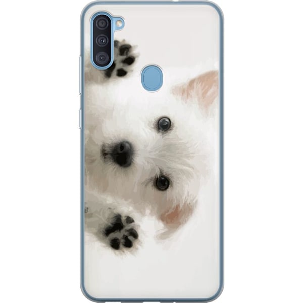 Samsung Galaxy A11 Gennemsigtig cover Hund