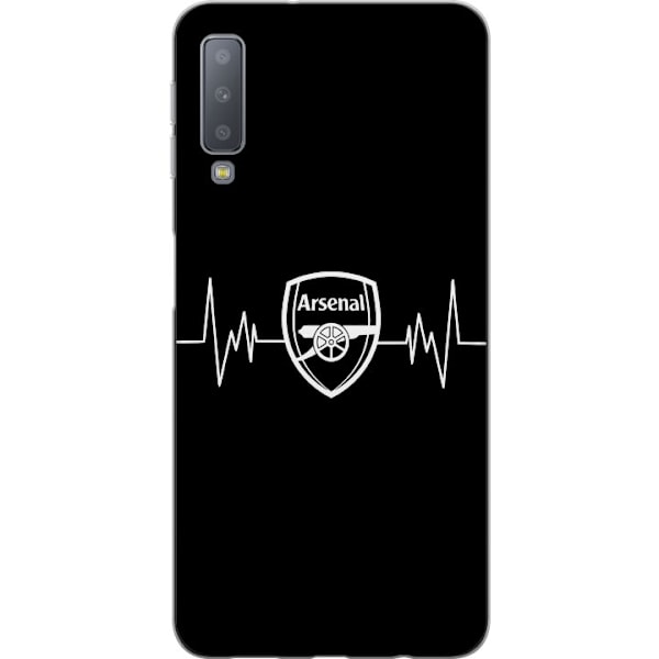 Samsung Galaxy A7 (2018) Gennemsigtig cover Arsenal