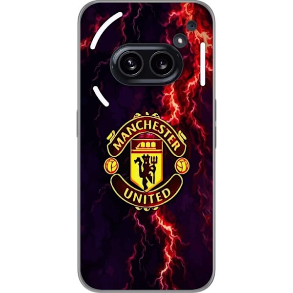 Nothing Phone (2a) Genomskinligt Skal Manchester United