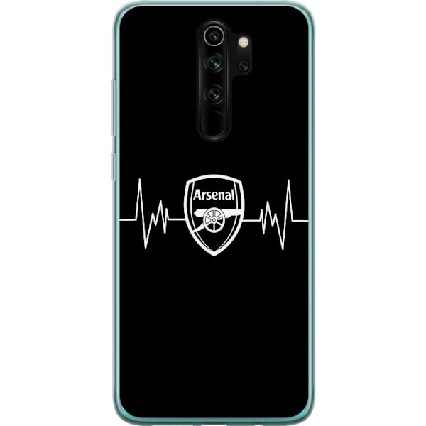 Xiaomi Redmi Note 8 Pro  Läpinäkyvä kuori Arsenal