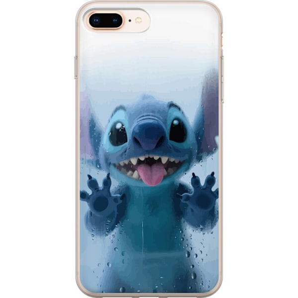 Apple iPhone 8 Plus Genomskinligt Skal Stitch Window View –