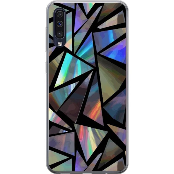 Samsung Galaxy A50 Genomskinligt Skal 3D Reflektion