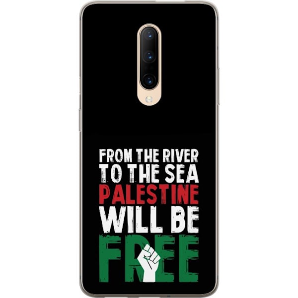 OnePlus 7 Pro Läpinäkyvä kuori Vapauta Palestiina