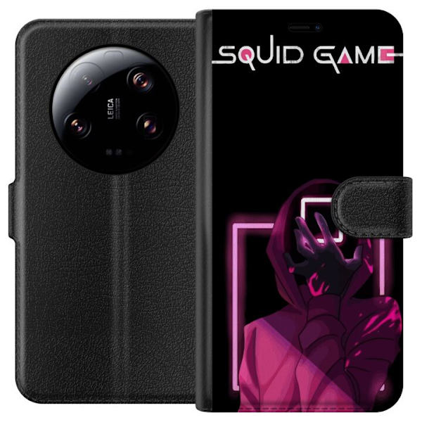 Xiaomi 13 Ultra Lompakkokotelo Squid Game Teema Suosittu Sarja Motiivi Graafinen Ikoninen Suunnittelu Aasialainen Popkulttuuri Jännitys Draama