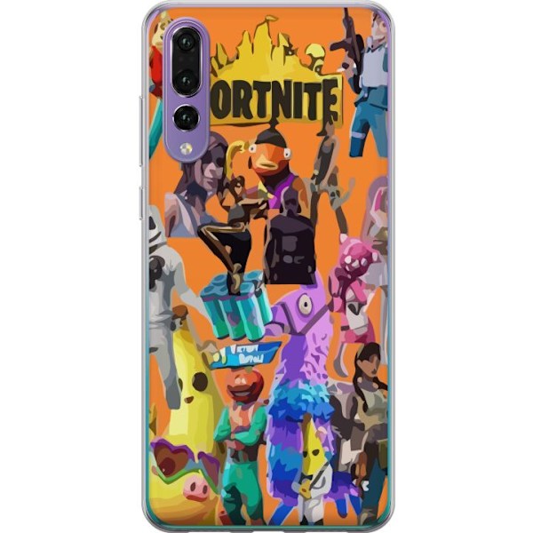 Huawei P20 Pro Läpinäkyvä kuori Fortnite