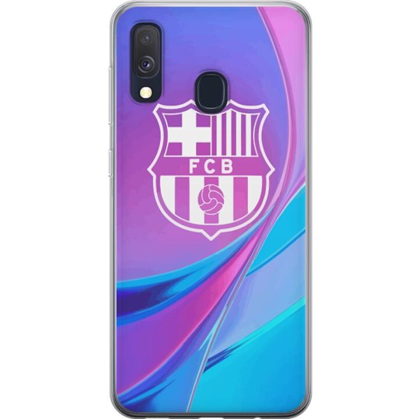 Samsung Galaxy A40 Läpinäkyvä kuori FC Barcelona