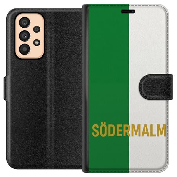 Kompatibelt Plånboksfodral till Samsung Galaxy A33 5G Södermalm – fotboll