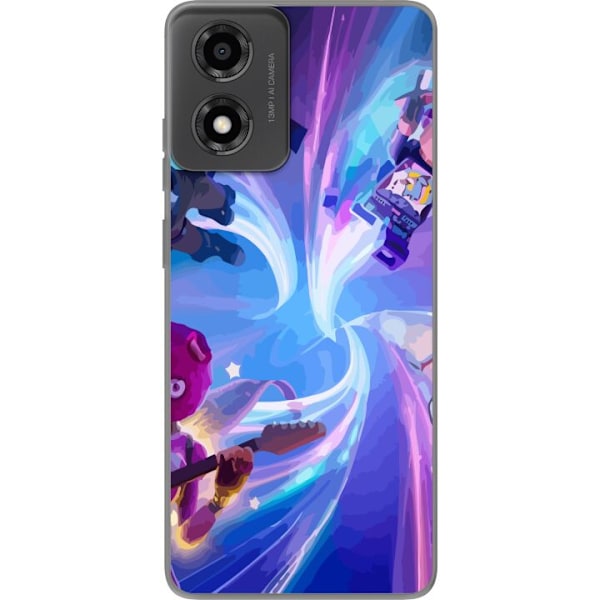 Motorola Moto E14 Gennemsigtig cover Fortnite