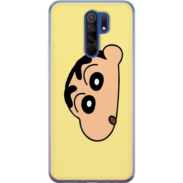 Xiaomi Redmi 9 Gennemsigtig cover Peeking Shinchan