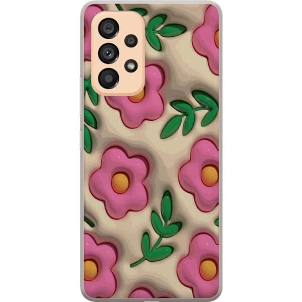 Kompatibel Mobilcover til Samsung Galaxy A53 5G Boblende Blomster