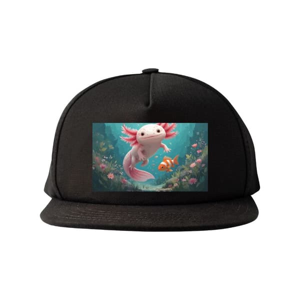 Snapback-lippalakki musta one size