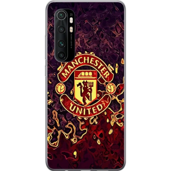 Xiaomi Mi Note 10 Lite Gennemsigtig cover Manchester United