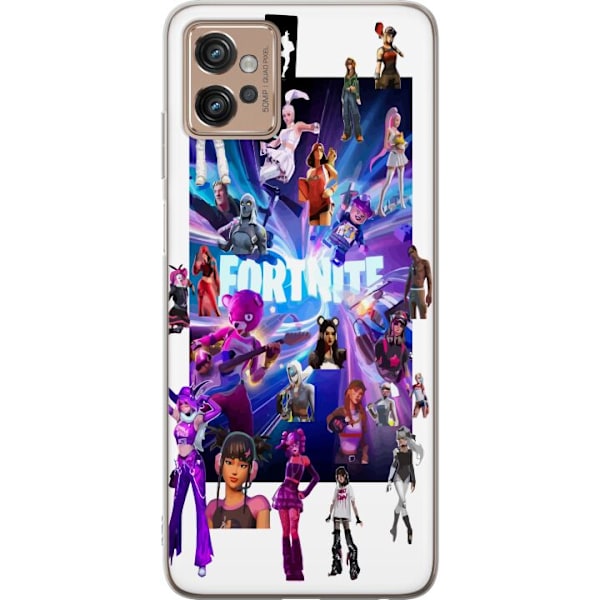 Motorola Moto G32 Gennemsigtig cover Fortnite