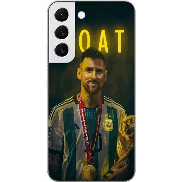 Samsung Galaxy S22 5G Läpinäkyvä kuori Vuohi Messi