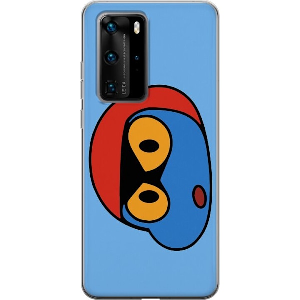 Huawei P40 Pro Genomskinligt Skal Bold Bot Head
