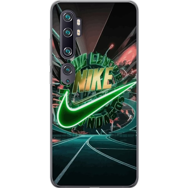 Xiaomi Mi Note 10 Läpinäkyvä kuori Nike