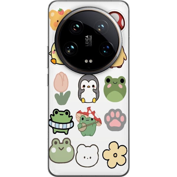 Xiaomi 14 Ultra Gjennomsiktig deksel Kawaii Friends