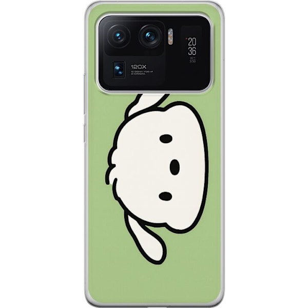 Xiaomi Mi 11 Ultra Läpinäkyvä kuori Snoopy Flip